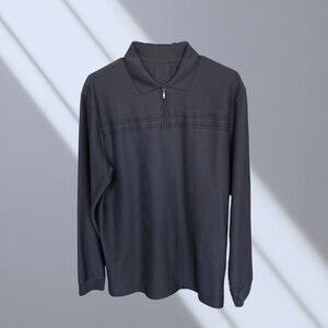 Haggar Men's Black Polo Shirt